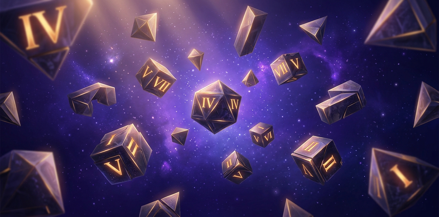 IvSpin777 gameplay banner showing glowing 3D geometric shapes